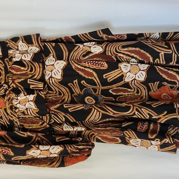 NWT ULLA JOHNSON MARIAM DRESS FLORAL MIDI ONE SHOULDER SILK SZIE  0 - Picture 10 of 16